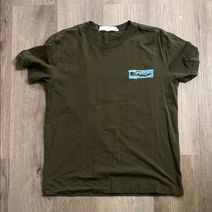 Off-White Dark Green Short Sleeve Tee